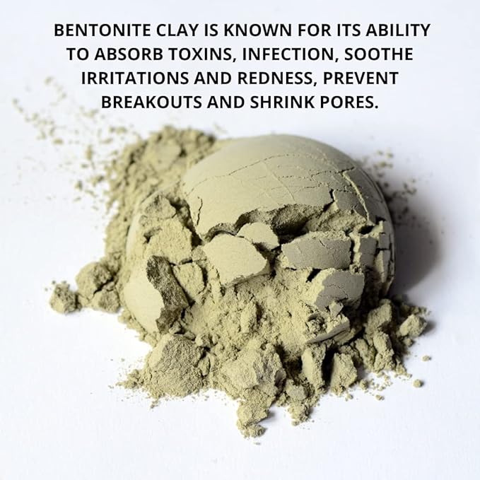 SMART SOLUTIONS Calcium Bentonite Clay Food Grade, 5 lb Pure Indian Healing Clay - All Natural for Internal and External Use | DIY Facial Treatments, Deodorants, Hair Masks