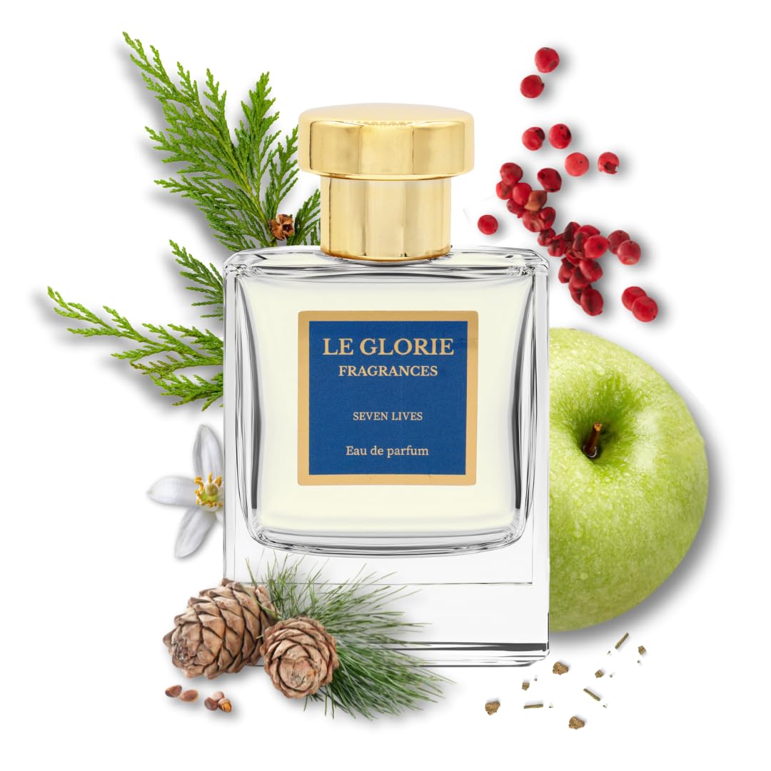 Inspired by Lo.e.we's 7, Seven Lives EDP, Long Lasting 12-14 Hours Perfume Spray for Men, All Skin Types, Cruelty Free - 1.7 oz 50ml