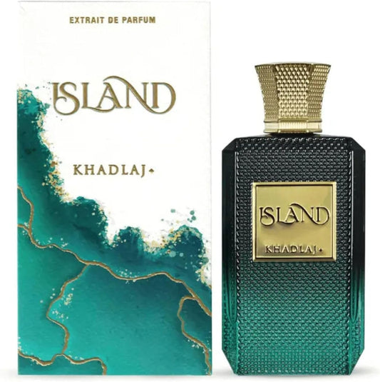 Khadlaj Island Extrait de Parfum Spray for Unisex, 3.4 Ounce
