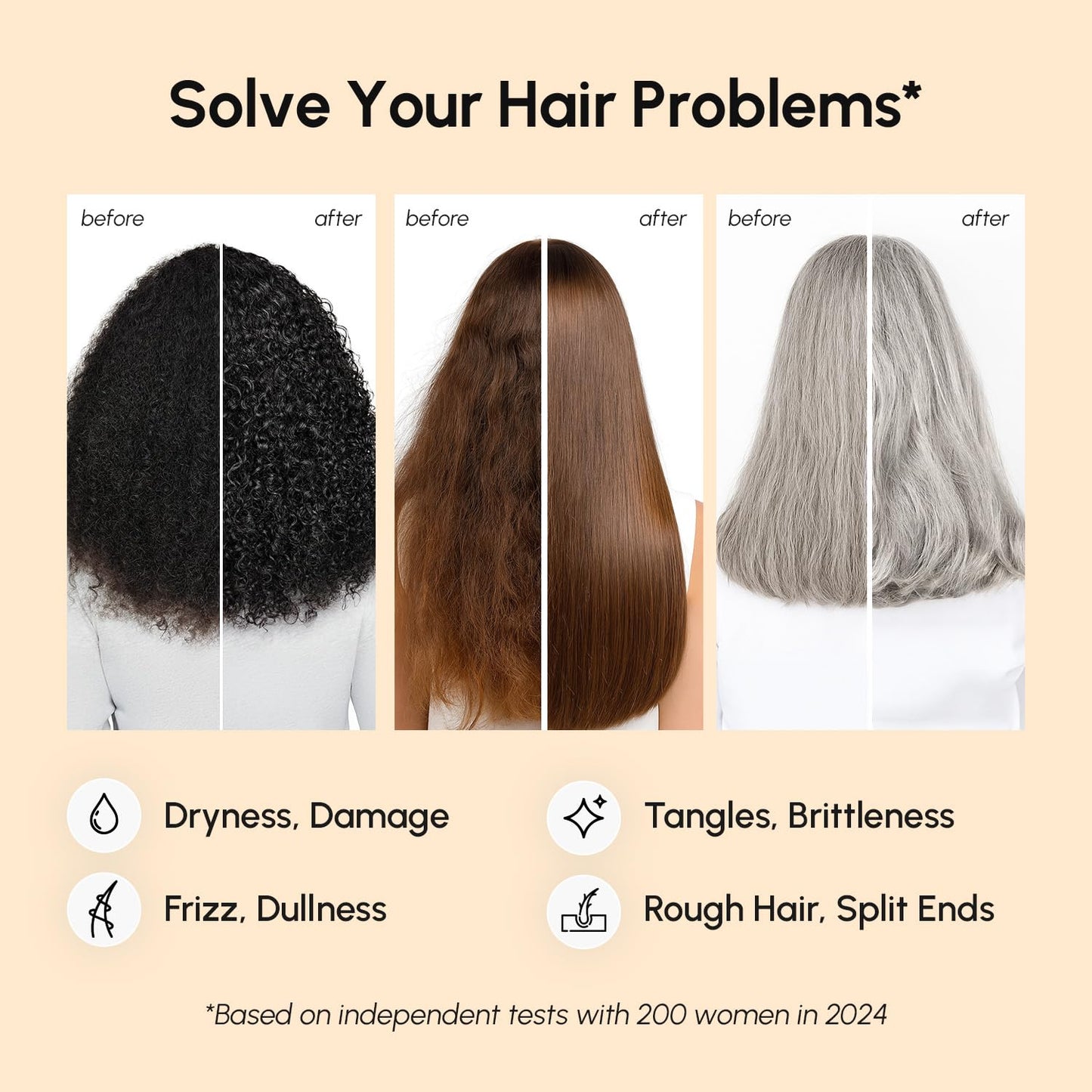 MAREE Deep Conditioning Hair Mask for Damaged Hair – Argan Oil & Biotin Jojoba Hair Treatment – Hair Repair Mask for Dry, Curly, Frizzy Color-Treated Hair Care – Mascarilla Para el Cabello Hidratante