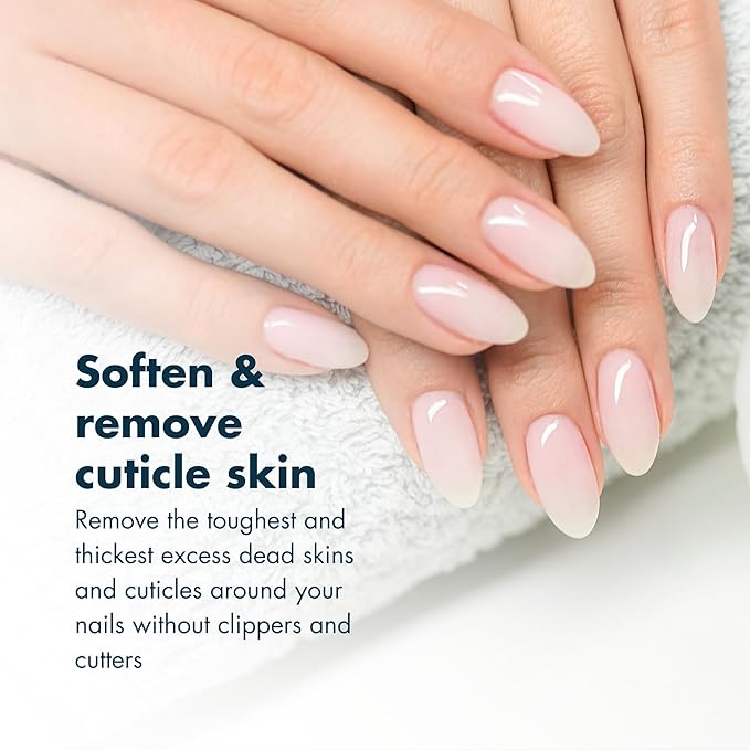 DeEnti Instant Cuticle Remover Gel, Professional Cuticle Softener with Instant 15-Second Removal, 8oz Bottle for Hand, Foot & Nail Care, Salon Quality Manicure & Pedicure Supplies