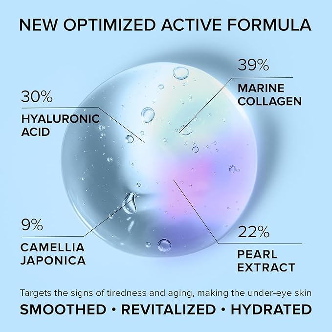 MAREE Beauty Bundle - Under Eye Gels & Biotin Gummies - Marine Collagen & Hyaluronic Acid, A B C E Vitamins Complex with Keratin & Pantothenic Acid - De-puff Eyes & Dark Circles, Skin, Nails & Hair