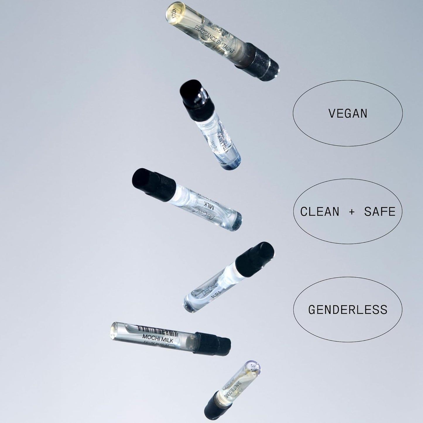 DedCool Eau de Parfum Sample | Fragrance 02 | Unisex Luxury Perfume with Juniper, Patchouli & Sandalwood | Long-Lasting Clean Fragrance | Vegan, Non-Toxic, Essential Oil-Based | 1.5 ml