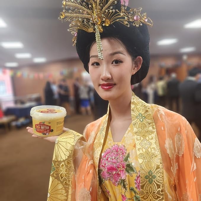 Shea Butter - 100% Pure and Unrefined from Ghana I Raw, Natural Moisturizer & Organic for Skin, Hair, Lips & Body - (Shifaa). Good for Scars and Rashes, Eczema - 7oz