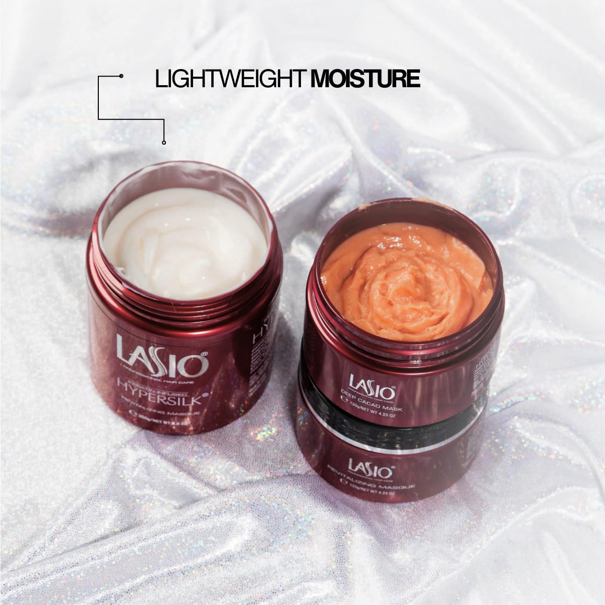 Lasio Hypersilk Revitalizing Hair Masque – Deep Conditioning & Hair Repair with Cocamide Oil & Keratin – Enhances Keratin Treatment Longevity – For Dry, Damaged & Color-Treated Hair – 4.43 oz