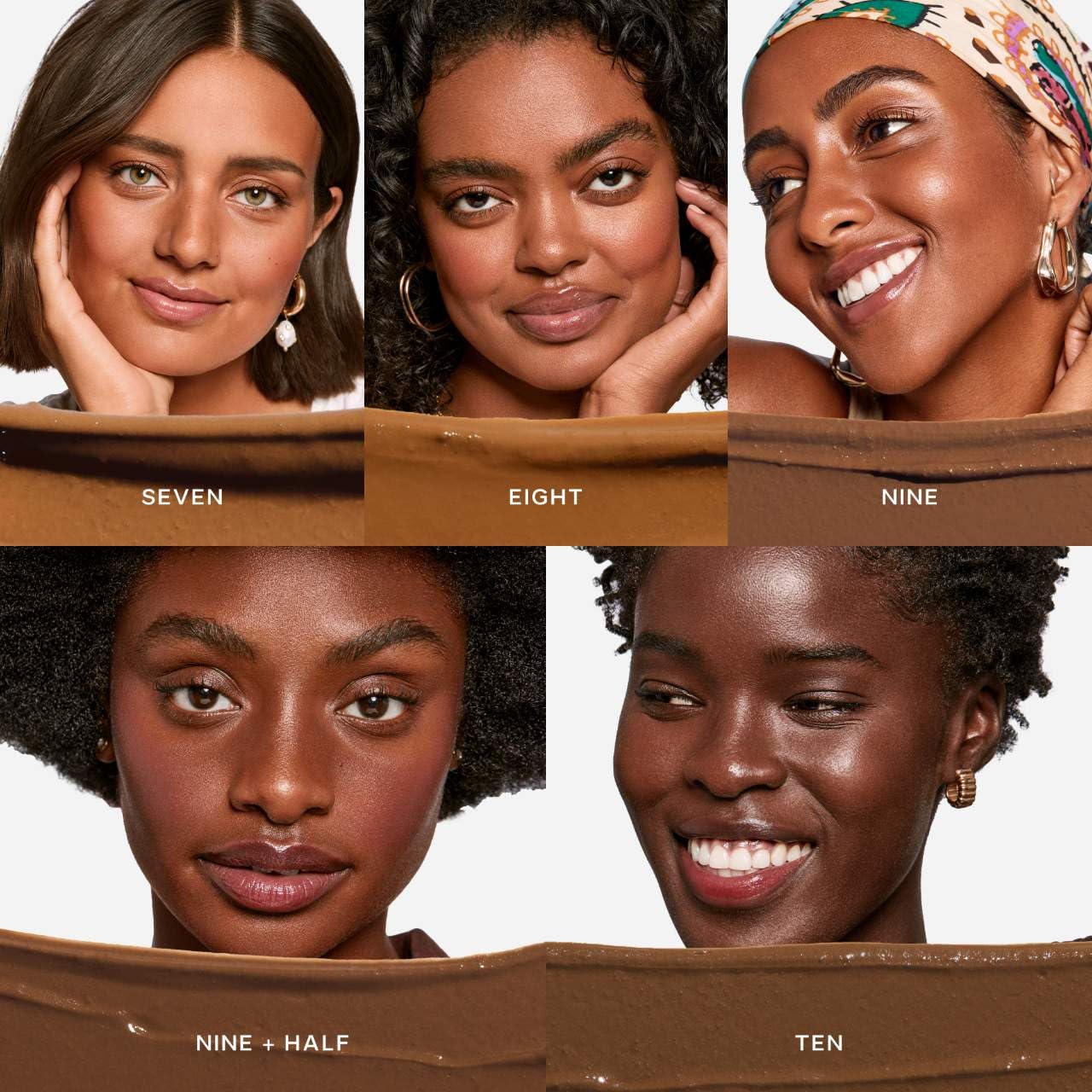 Saie Slip Tint Tinted Moisturizer with SPF 35 - Light Coverage, Glowy Skin Tint & Mineral Sunscreen for Face with Hydrating Hyaluronic Acid - Summer Makeup Essential - Shade Eight (1.35 oz)