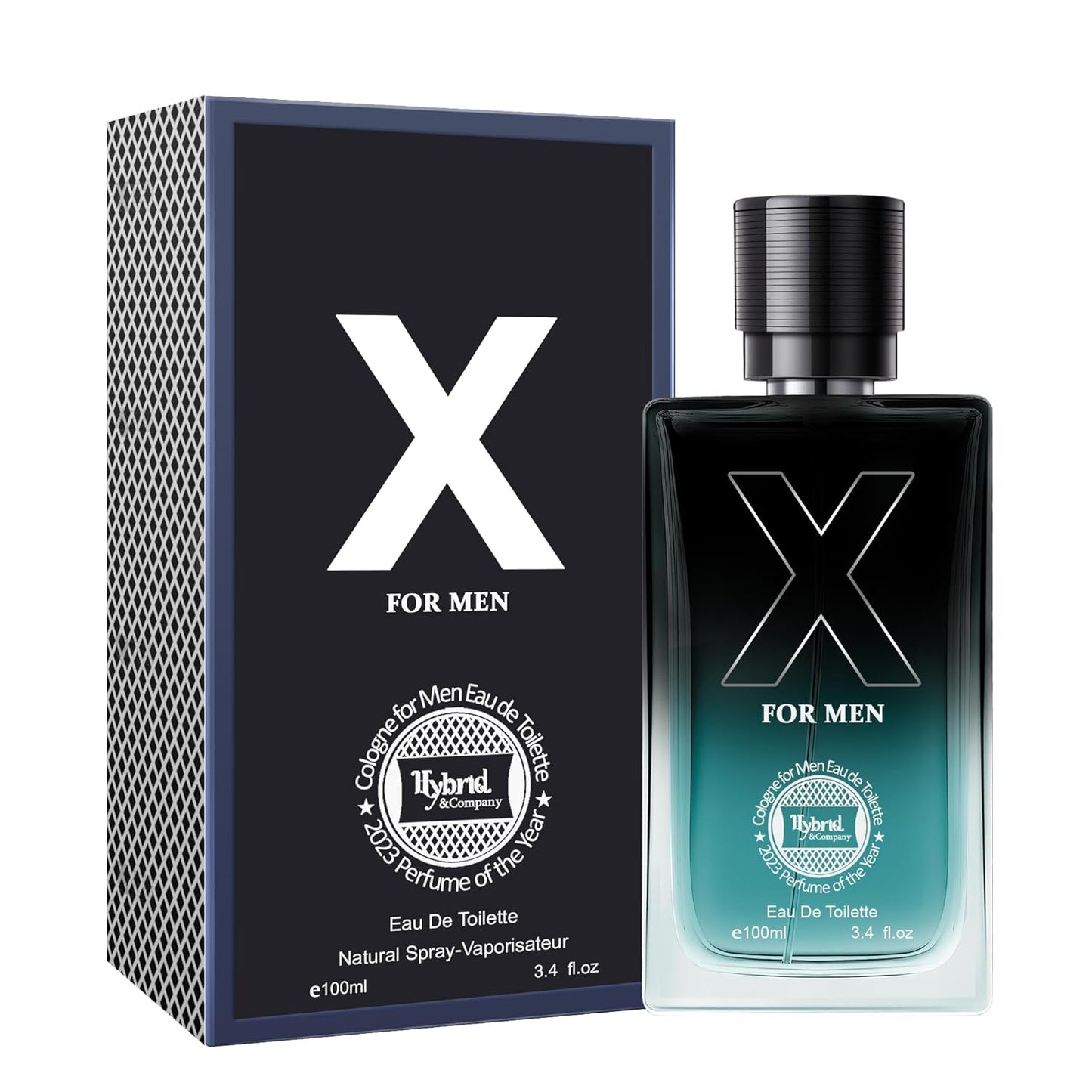 Hybrid & Company X For Men Bold Woody Mens Perfume Attractive Signature Scent Perfume,3.4 Fl Oz