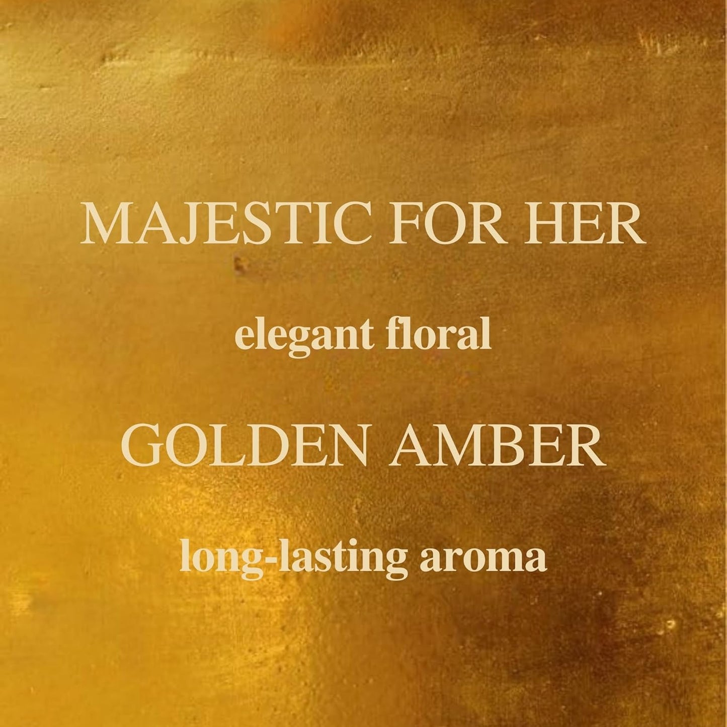 Majestic For Her No1 - Perfumes for Women - Amber Perfume with Peony, Lychee and Freesia - Elegant Floral Fragrance for Women - 3.4 oz.