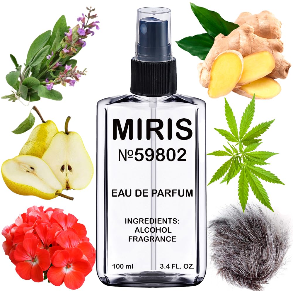 MIRIS No. 59802, Inspired by 212 Heroes, Long-Lasting Eau de Parfum for Men, Spray 3.4 Fl Oz / 100 ml