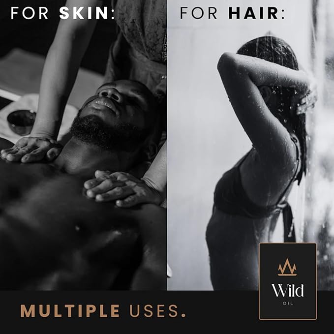 Atomic Rose Luxurious Massage Oil Mineral, Grape Seed, Jojoba & Lavender Skin Moisturization Hair Nourishment Hydration, Elasticity, Vegan & Natural (100ml)