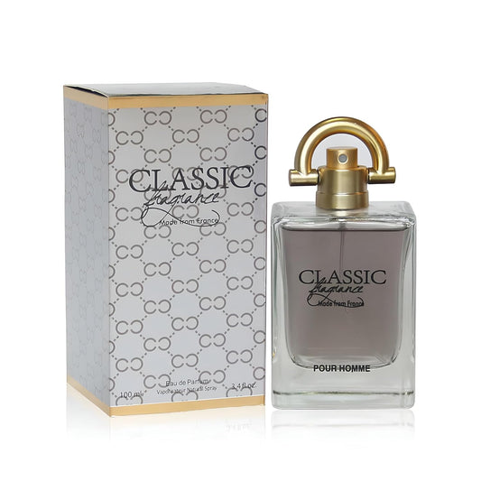 Class Pour Homme Cologne for Men Natural Spray Perfume Classic Scent Eau De Toilette for Daily Use 3.4 Fluid Ounce