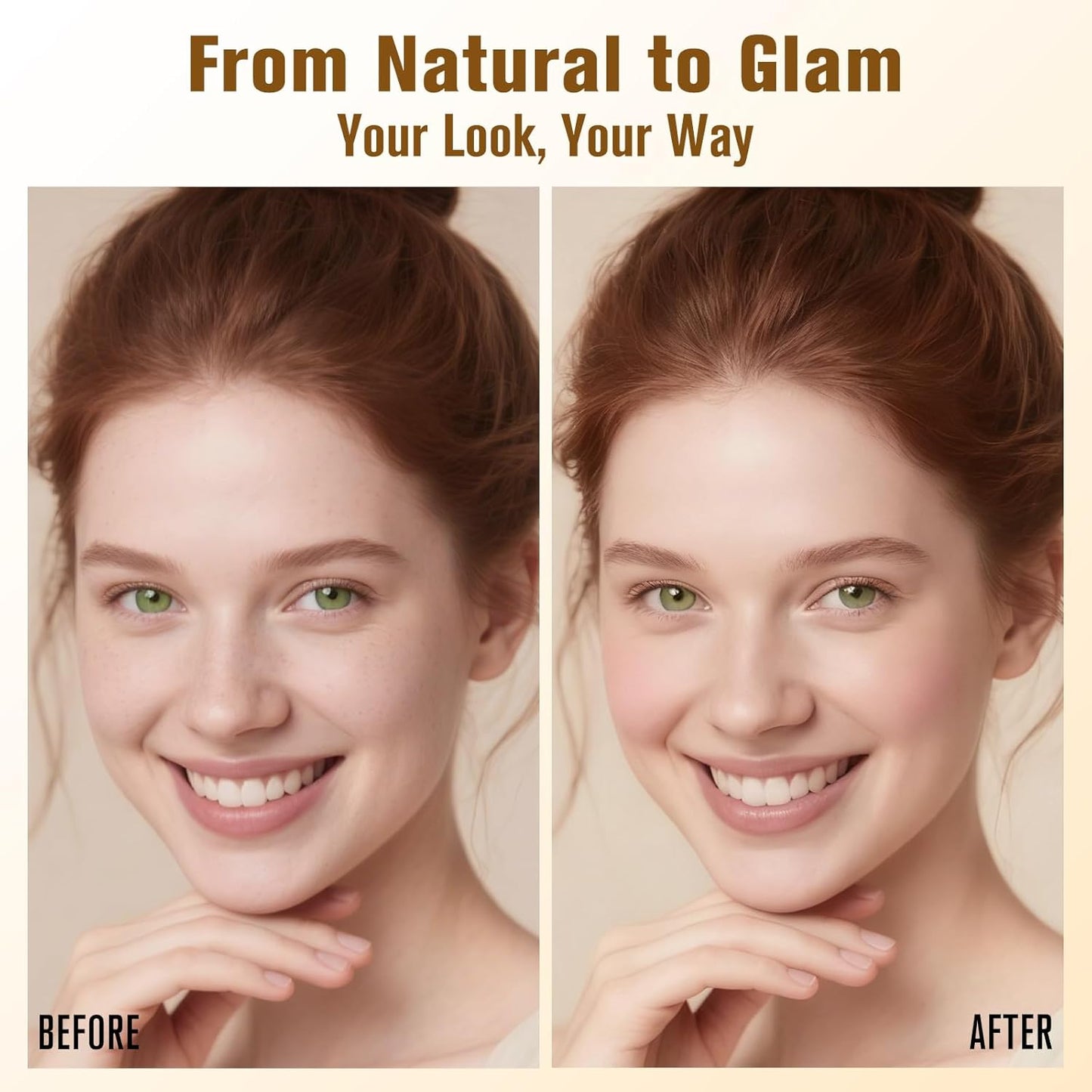 UCANBE 26 Colors 4-in-1 Multi-Use Face Palette, Long-Lasting Makeup Palette with 8 Concealers, 6 Contours, 6 Highlighters and 6 Blushes All In One Palette, High Coverage and Travel-Friendly