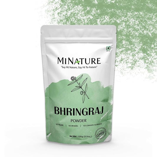 minature Bhringraj Powder (Eclipta Prostrata) | False daisy| Natural and Pure Dry leaves| Ideal for Oil & Pack | Improves Texture |Control Hair Pigmentation| 100g(4 oz)