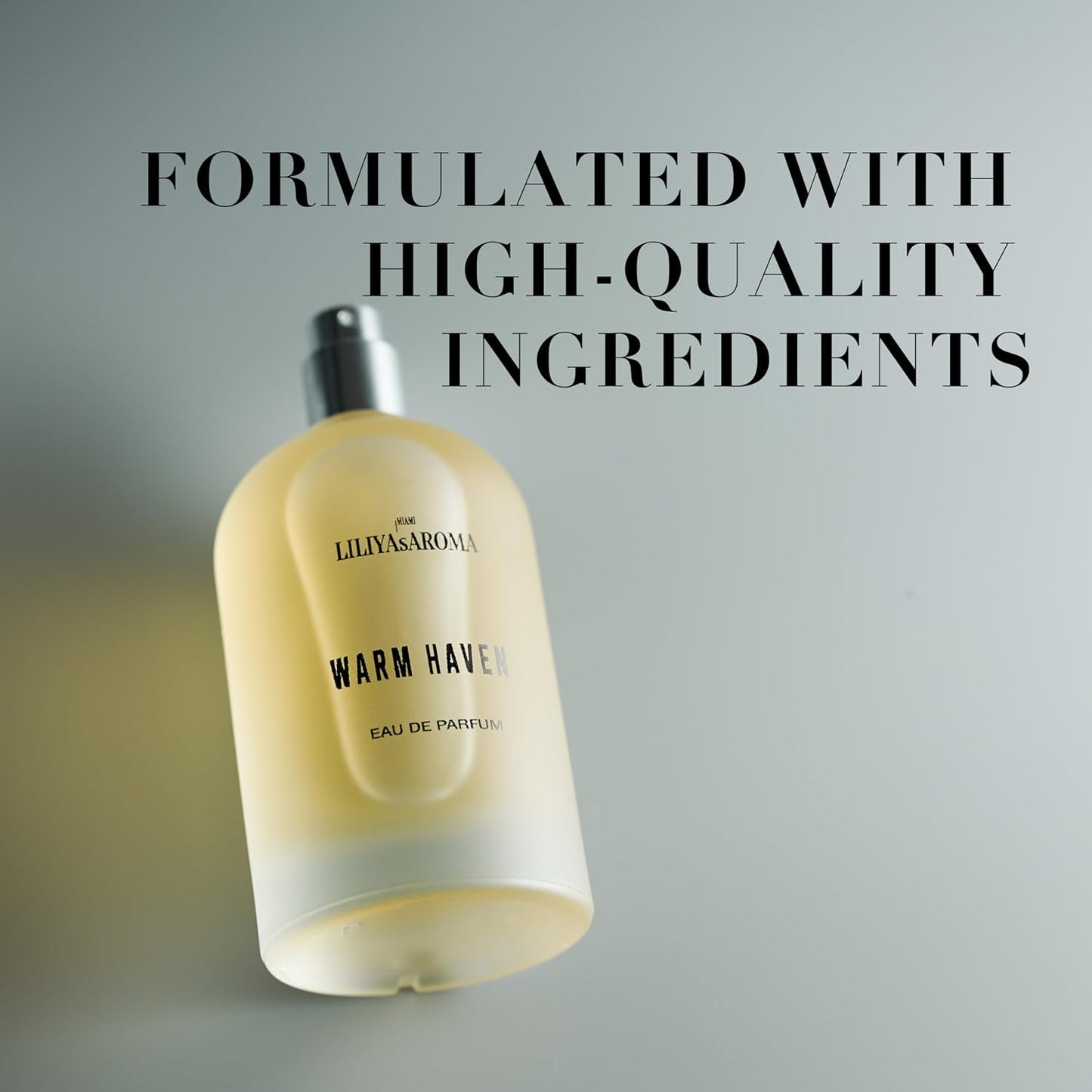 Liliya's Aroma Warm Haven Eau de Parfum – Holiday Fragrance with Honey, Cinnamon and Gourmand Vanilla Perfume, Luxury Amber Cozy Scent Long-Lasting | 3.4 Fl Oz