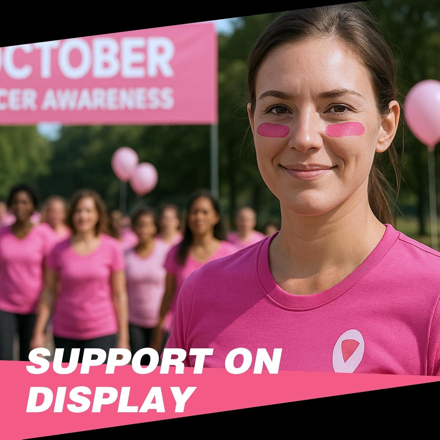 5PCS Pink Out Eye Black Stick, Under Eye Sports Face Paint for Football, Baseball, Softball – Oil Based Face Painting Kit for Halloween Makeup Costume Cosplay Parties