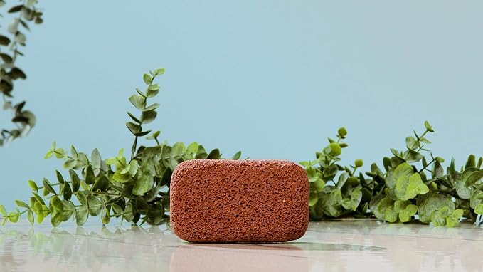 HartFelt Pedicure Exfoliation Beauty Box with 6 Exfoliating Foot Scrubber Bath Sponges & 2 Magic Pumice Stone for Feet Callus Remover | Gentle Sponge Pad & Foot Scrubbing Stone for Deep Cleansing