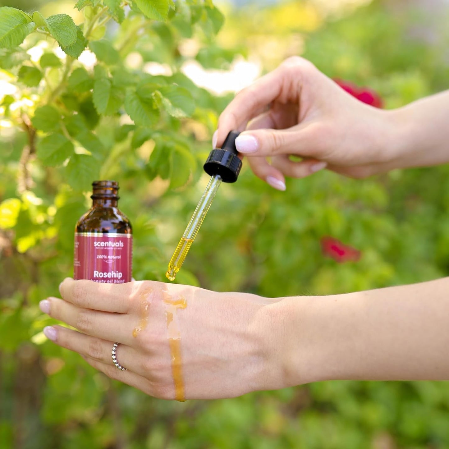 Rosehip Facial Oil Blend, Face Moisturizer with Pure Rosehip, Grapeseed Oil, Apricot Oil, Safflower Oil, Vitamin E for Deep Hydration, Protection and Versatile Anti Aging Skincare, 2 fl.oz | 60 ml