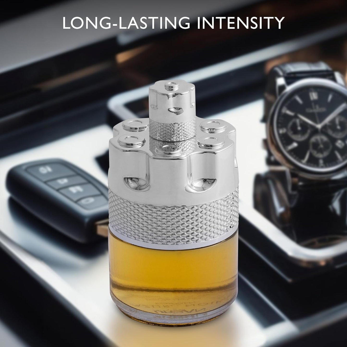 Azura Noir for Men Eau De Parfum - Woody Spicy Fragrance - Long-Lasting Cologne Choice For Daily Wear - Top Notes of Lemon, Nigerien Ginger, Refreshing Mint & Lavender - Elegant 100ml Bottle