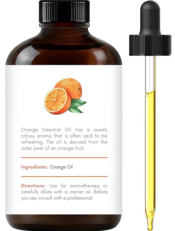 Handcraft Blends Orange Essential Oil - Huge 4 Fl Oz - 100% Pure and Natural - Premium Grade Essential Oil for Diffuser and Aromatherapy