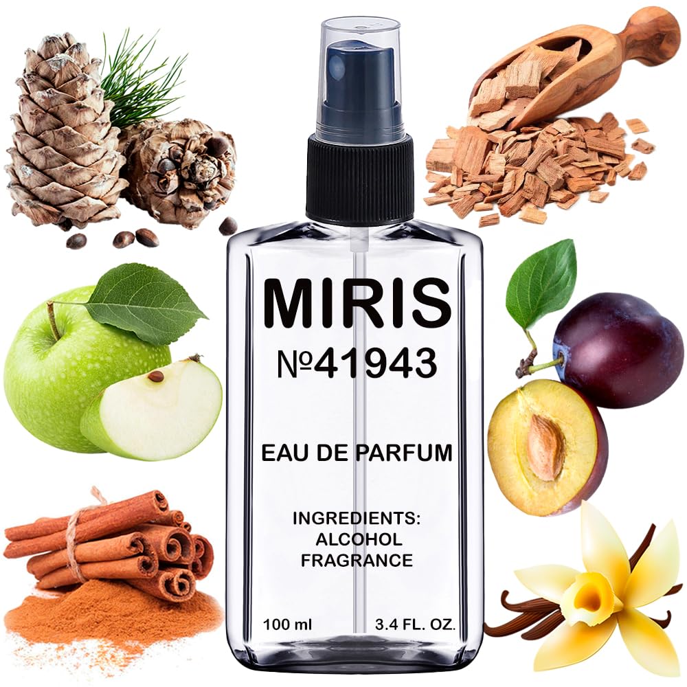 MIRIS No. 41943, Inspired by Bos Bottled No. 6, Long-Lasting Eau de Parfum for Men, Spray 3.4 Fl Oz / 100 ml