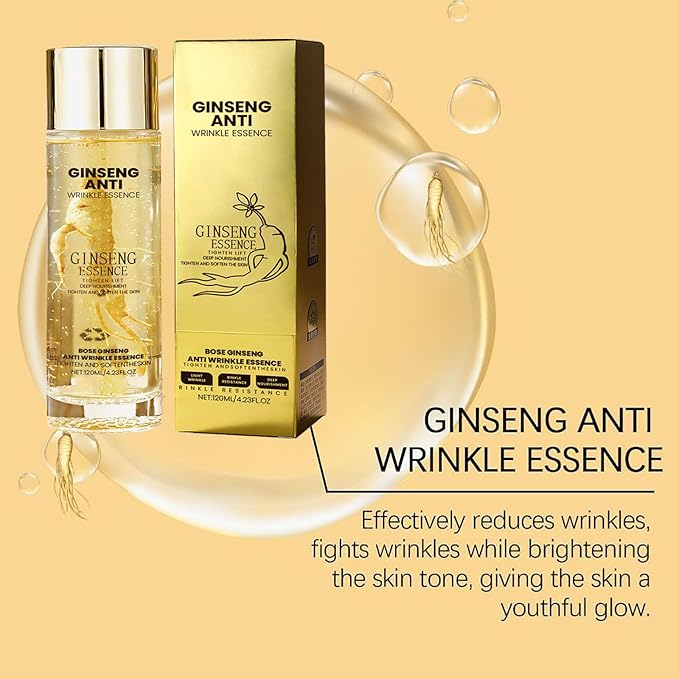 Ginseng Essence Anti Wrinkle Essence, Ginseng Essence Water-100% Wild Ginseng From Himalayas, Anti-Aging Hydrating Serum Water for All Skin Types (2PCS)