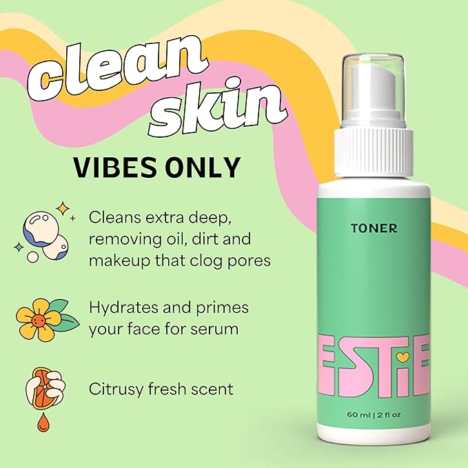 InstaNatural BESTIES Gentle Teen Spray Face Toner | with Vitamin C, Hyaluronic Acid, Niacinamide | for Hydration, Smoothness, Even Skintone | Simple Skincare for Healthy Skin (for All Skin Types)