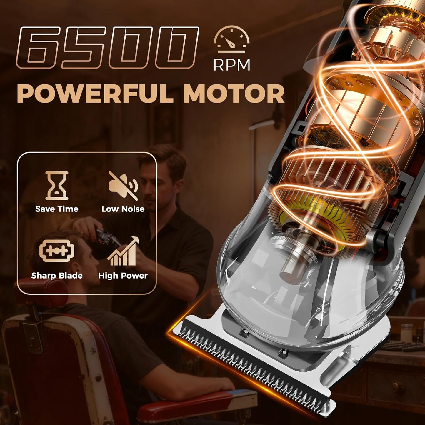 Ufree Beard Trimmer for Men, Foil Shaver Electric Razor, Shavers for Body Face Nose Ear, Cordless Hair Trimmer, Professional Hair Clippers, Mustache Grooming Kit Birthday Gifts for Men