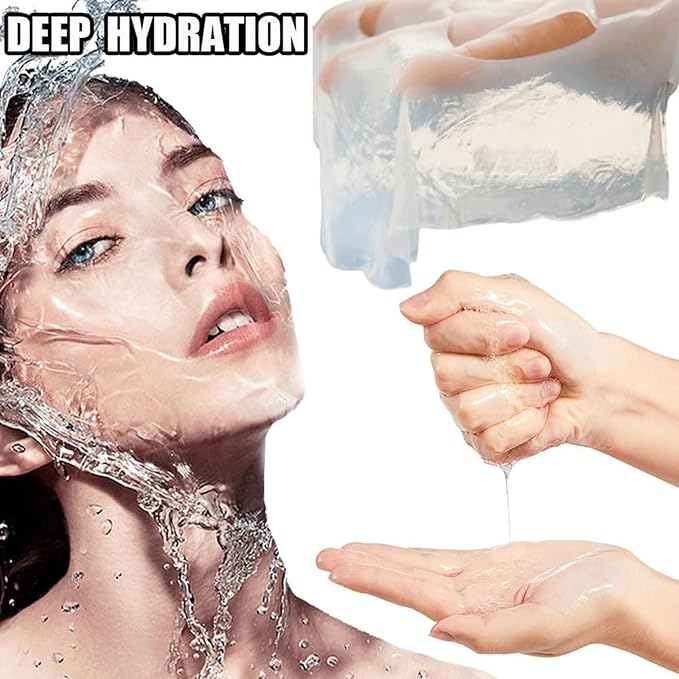 Collagen Mask Deep Hydrating Bio-Collagen Mask Overnight Collagen Sheet Masks Elasticity lmprovement Lifting Real Collagen Essence Hydrating Moisturizing Pore Minimizing Facial Mask Sheets 8 Packs