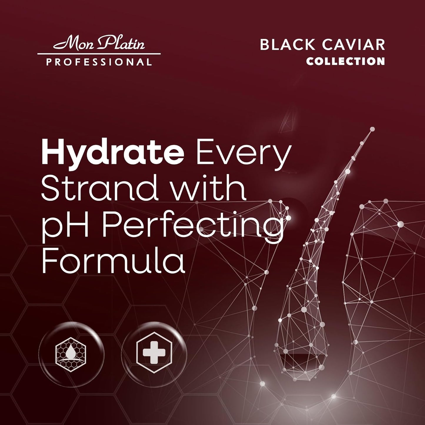 Mon Platin Hair Mask & Dream Hair Spray Bundle, Moisturizing Shampoo – Deep Conditioning Mask Formula for Dry and Damaged Hair, Heat Protection (Black Caviar Total Reviving Hair Conditioner)