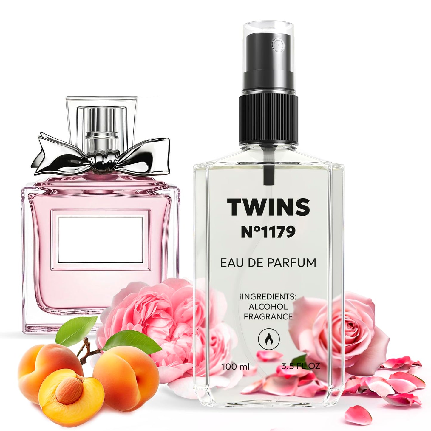 TWINS Impression of Blooming Bouquet | Perfume for Women Eau de Parfum | No.1179 | 3.4 Fl Oz / 100 ml
