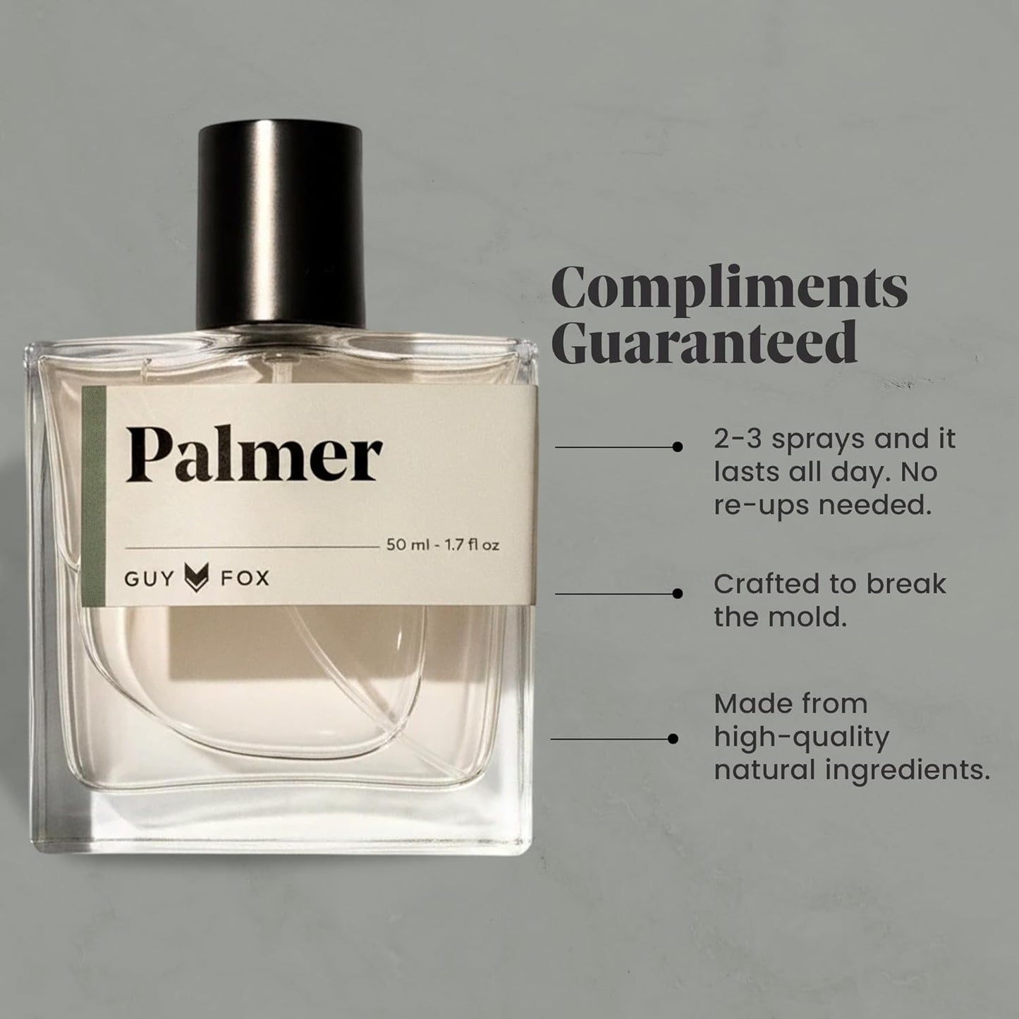 GUY FOX - Men's Cologne - Fresh, Premium Quality, Affordable Cologne/Perfume/Fragrance - Palmer