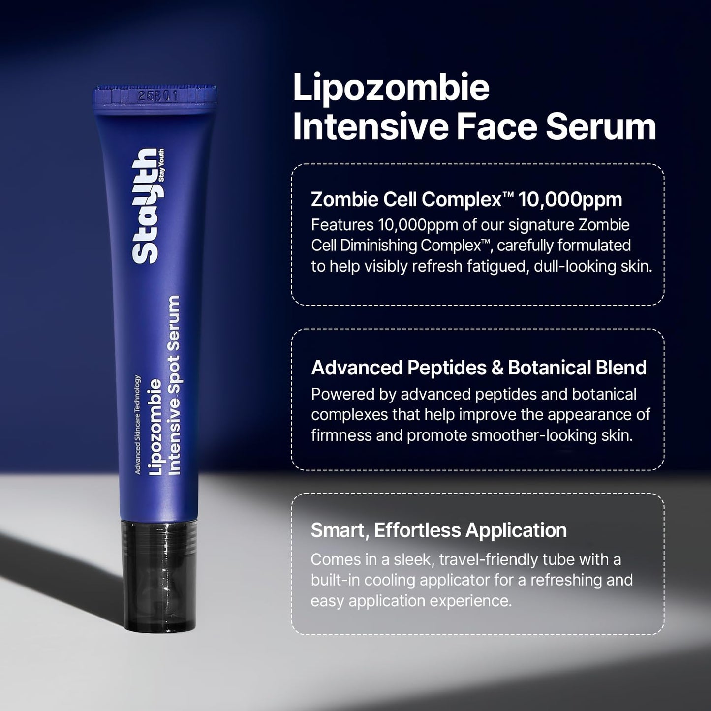 Wrinkle Spot Treatment Serum - Korean Skincare Anti-Wrinkle Brightening Serum with Peptides and Fermented Extracts for Glass Skin, Radiance & Hydration Support (15ml / 0.5 fl. oz)