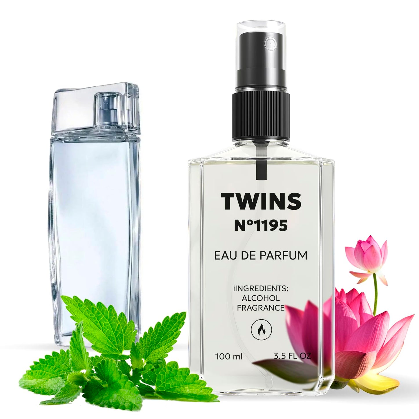 TWINS Impression of L'eau par Pour Femme | Perfume for Women Eau de Parfum | No.1195 | 3.4 Fl Oz / 100 ml