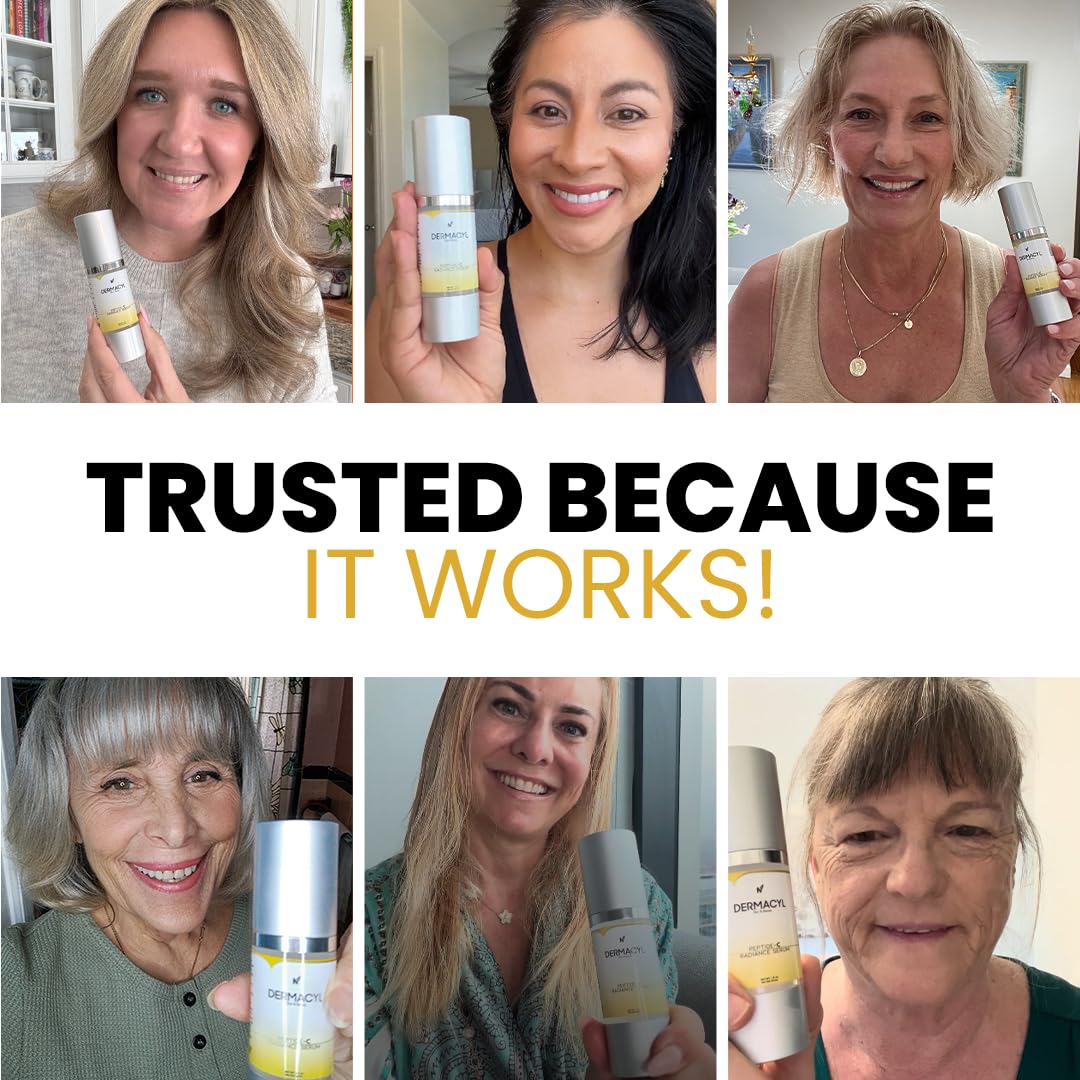 Vitamin C Serum for Face, Peptide Serum with Hyaluronic Acid for Anti-Aging, Face Hydrating, Deep Wrinkle Repair & Firming for Fine Lines, 30ml