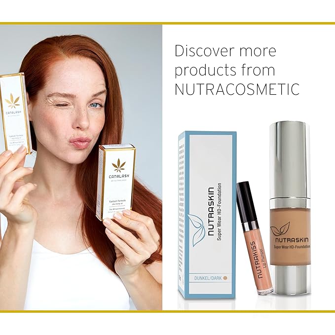 Nutralash ADVANCED Eyelash Formula - Lash Serum for Longer Eyelashes in Just 4-6 Weeks I Eyelash Growth Serum I Made in Germany I 3ml