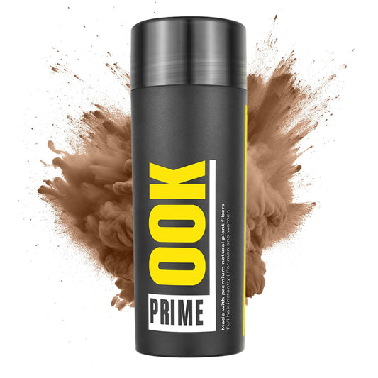 PrimeLook Hair Building Fibers, Luxurious Building Fibers for Thinning Hair, Superior Formula for Men & Women, Instant Volume, Matches Colors (27.5g, Medium Blonde)