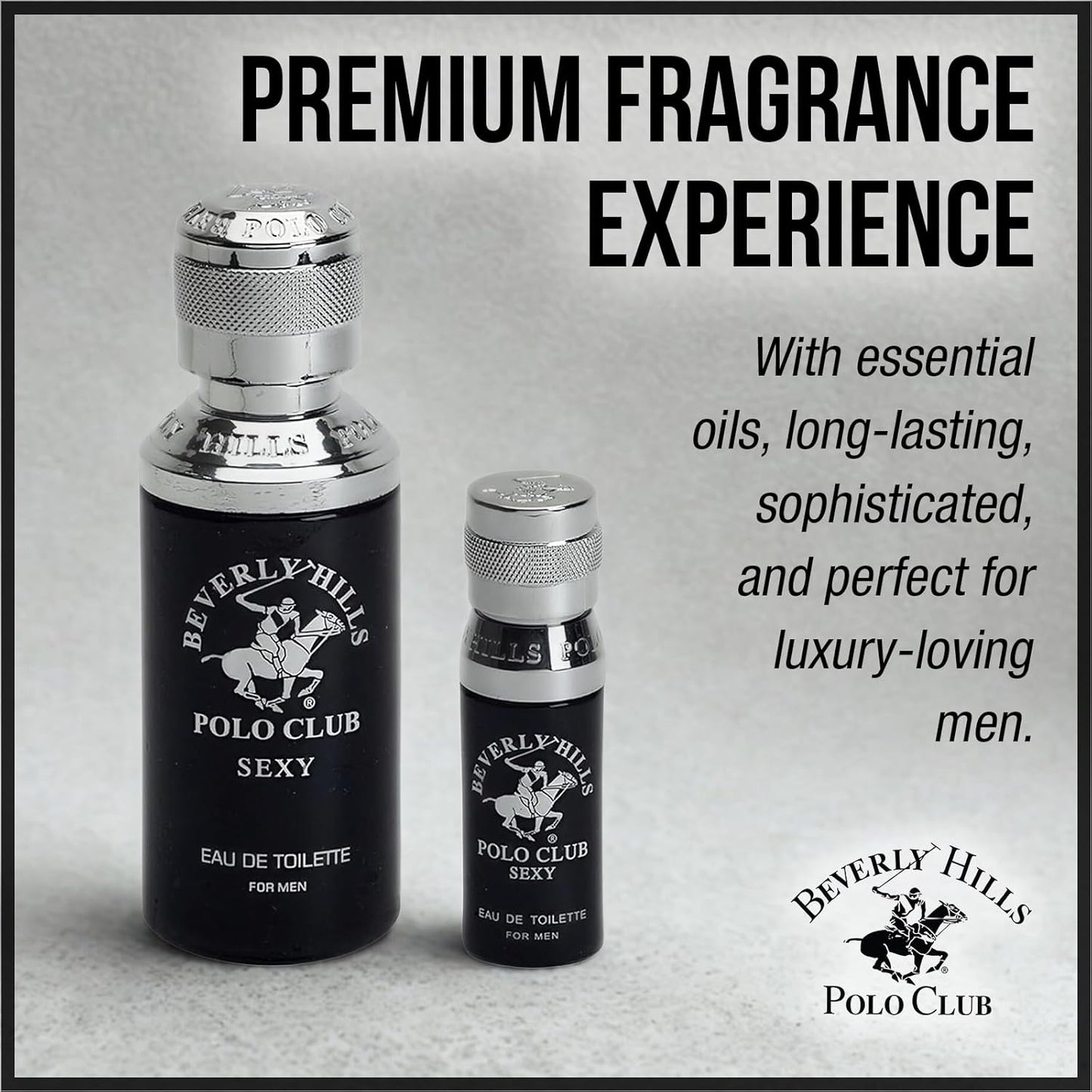 Beverly Hills Polo Club BHPC Men's 3 Piece Cologne Gift Set - Sexy Scent Eau de Toilette & After Shave - Premium Long-Lasting Fragrance for Him in Collectible Tin