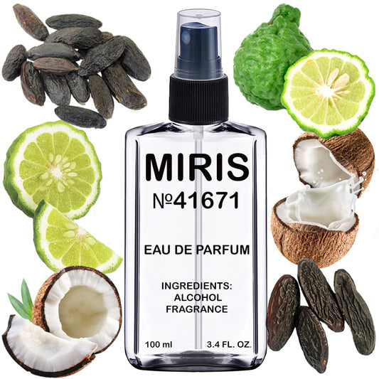 MIRIS No. 41671, Inspired by Le Beau, Long-Lasting Eau de Parfum for Men, Spray 3.4 Fl Oz / 100 ml