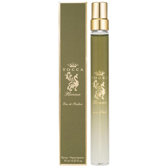 Tocca Florence Women's Perfume Travel Spray, 0.34 oz (10 ml) - Classic Floral, Bergamot, Pear, Gardenia Fragrance