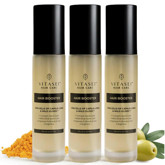 Hair Booster for Women & Men – Hair Revitalizing Serum with Capilia Longa & Arginine for Thick, Dry, Long, Damaged Hair – Peptide-Enriched Hair Tonic, 2 Fl Oz - Pack of 3