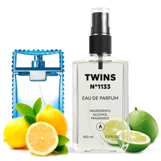 TWINS Impression of Man Eau Fraiche | Perfume for Men Eau de Parfum | No.1133 | 3.4 Fl Oz / 100 ml