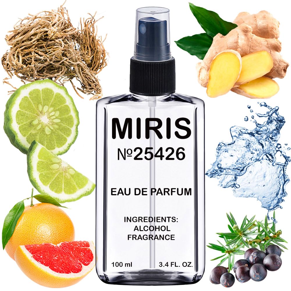 MIRIS No. 25426, Inspired by Essential Sport, Long-Lasting Eau de Parfum for Men, Spray 3.4 Fl Oz / 100 ml