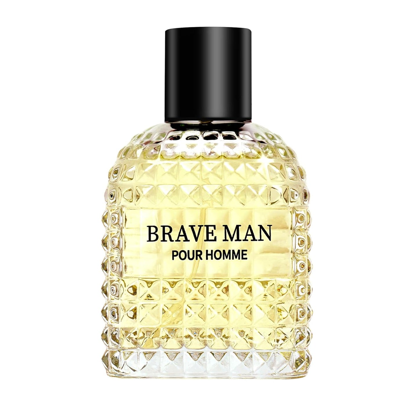 Brave Man for Men Perfume Natural Spray Brave Man Pour Homme for Men's Eau De Parfum Cologne for Men Great Natural Taste for Daily Use Smell Fresh All Day A Gift for Any Occasion 3.4 Fl Oz/100ML