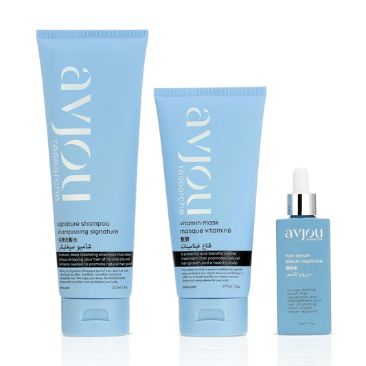 Signature Bundle - Signature Shampoo, Vitamin Mask, and Hair Serum