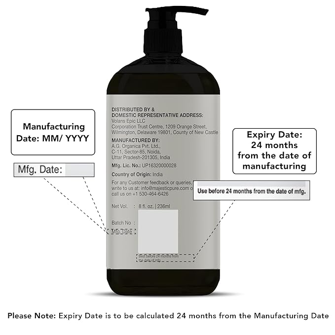 MAJESTIC PURE Lavender Massage Oil - Invigorating, Refreshing, and Relaxing - Massage, Made with Natural Oils - for All Skin Types - Men and Women - 8 fl oz