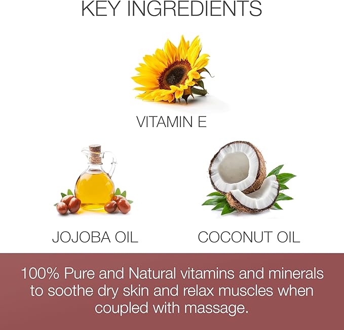 Bon Vital' Sweet Almond Oil Skin & Hair Moisturizer & Gentle Massage Oil, Carrier Oil for Diffusers, Improve Hair Texture and Hydrate Skin, 100% Pure Massage Therapy Oil, 8 Ounce Bottle