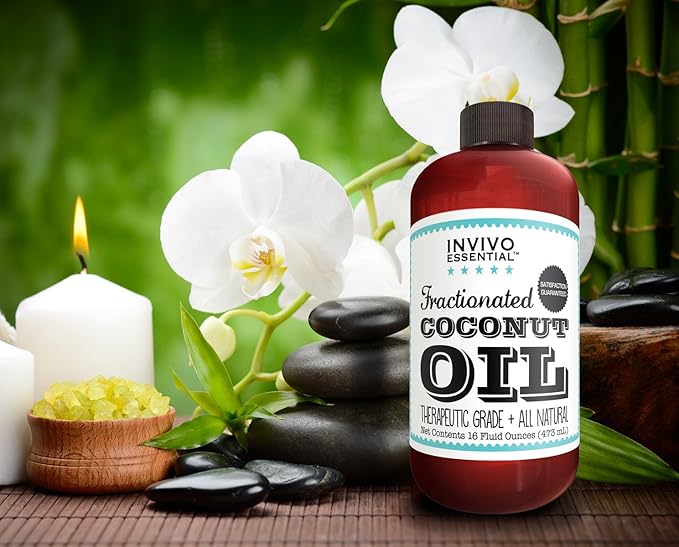 Fractionated Coconut Oil Premium Therapeutic Grade 16 Ounce Liquid Carrier Oil for Aromatherapy Relaxing Massage and Diluting Essential Oils with Pump and eBook