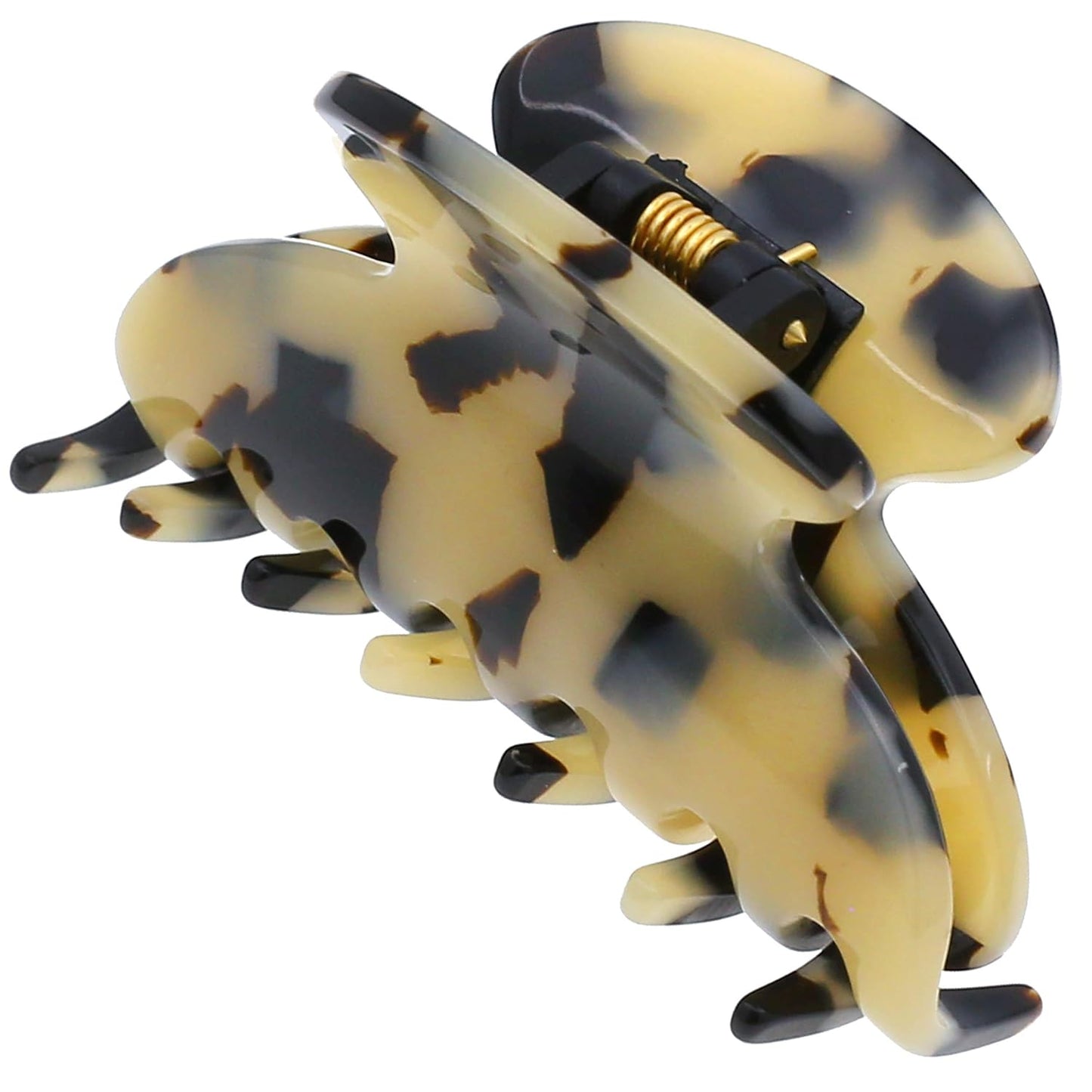 Camila Paris CP3060 French Hair Clip for Women, Handmade, Ivory Tokyo, Small, Girls Hair Claw Clips Jaw, Durable Styling Hair Accessories for Women, Strong Hold Grip, Made in France