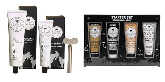 Dionis Goat Milk Skincare Essentials Skincare Set and Hand Cream Gift Sets