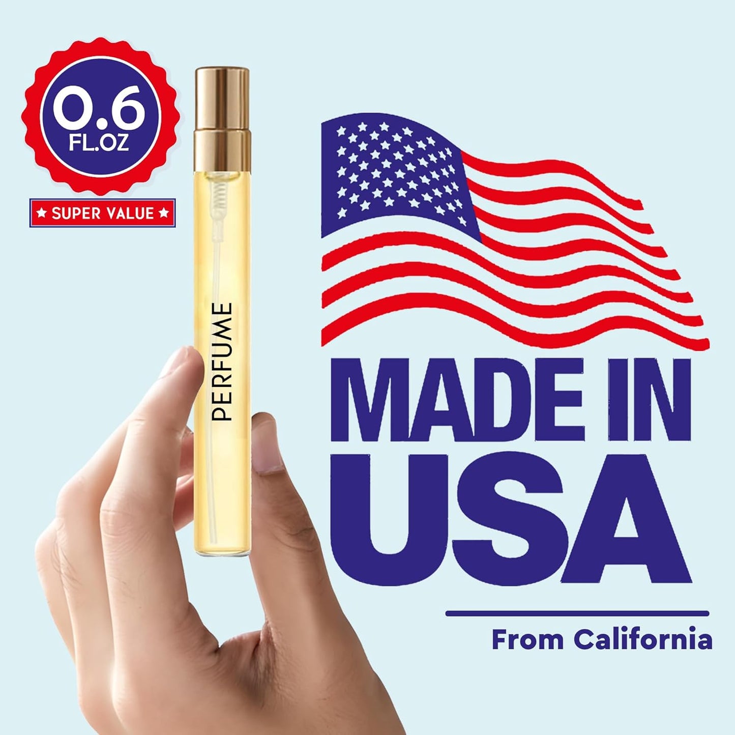 Pheromone Perfume for Women & Men, No. 89 Perfume Oil, Combination of Lavender, Vanilla, and Rich Cocoa, 0.6 fl.oz/18ml, Travel Size Perfumes Spray, Pheromones Cologne for Men & Women